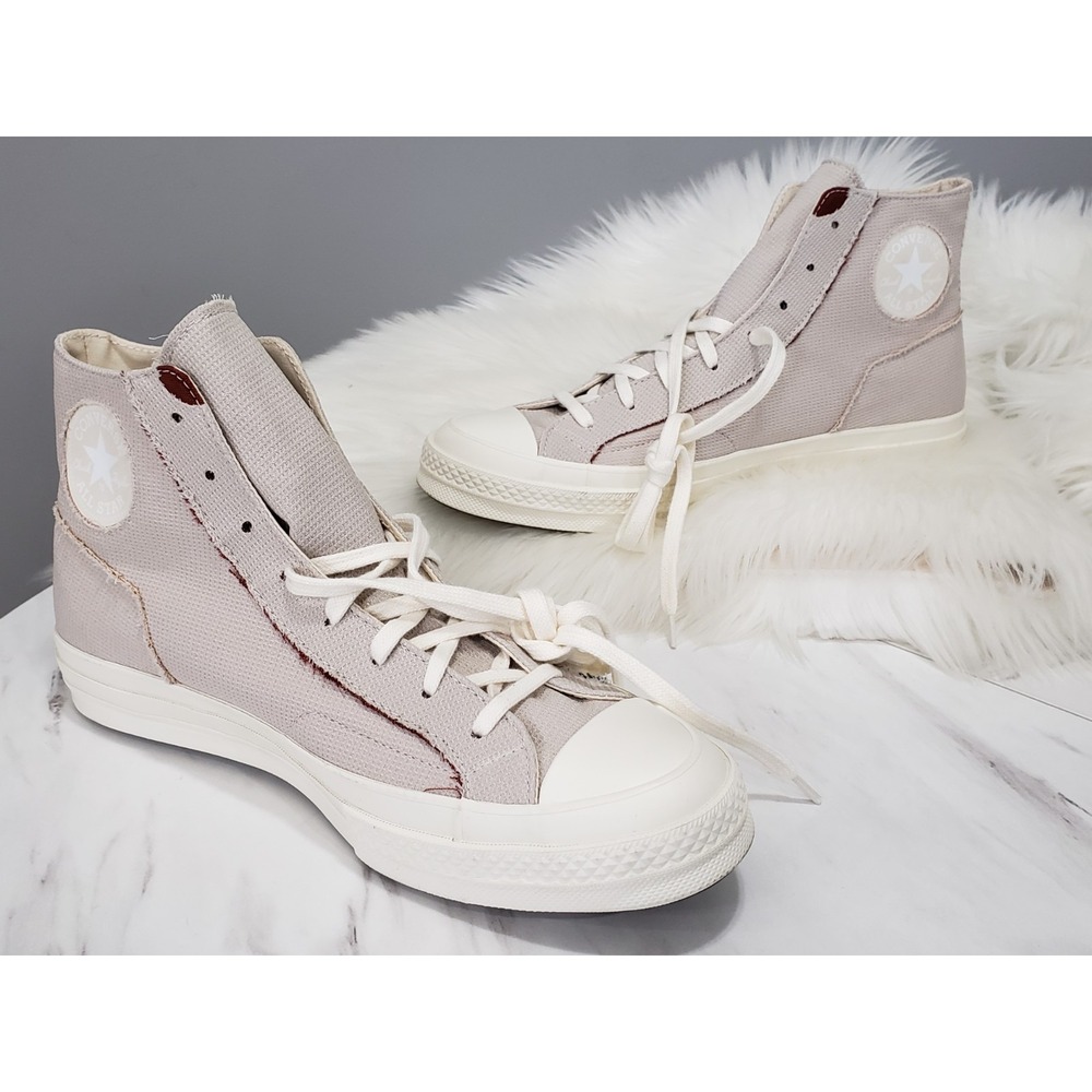 NEW NO BOX SIZE 10 Converse Chuck Taylor 70 HI 172936C Tri Panel Light Silver